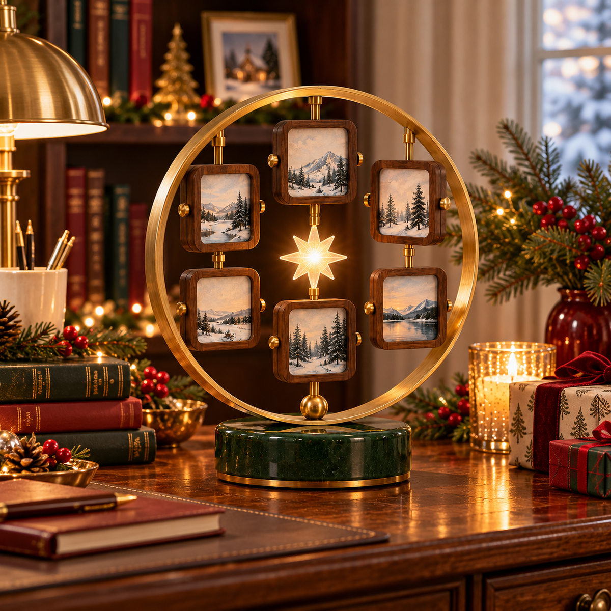 Christmas Star Photo Display