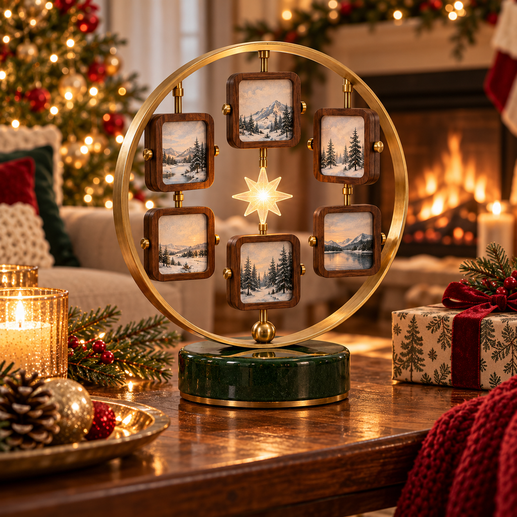 Christmas Star Photo Display