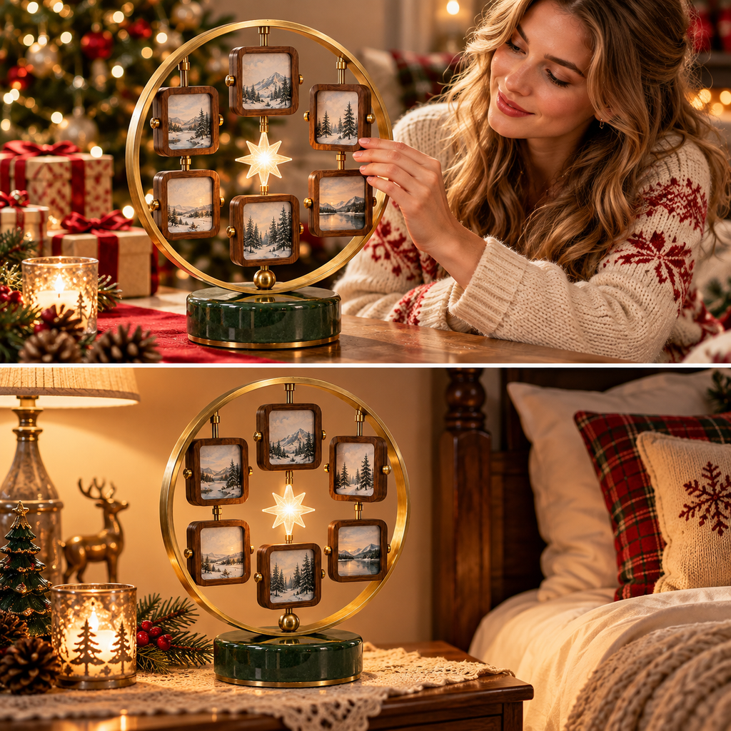 Christmas Star Photo Display