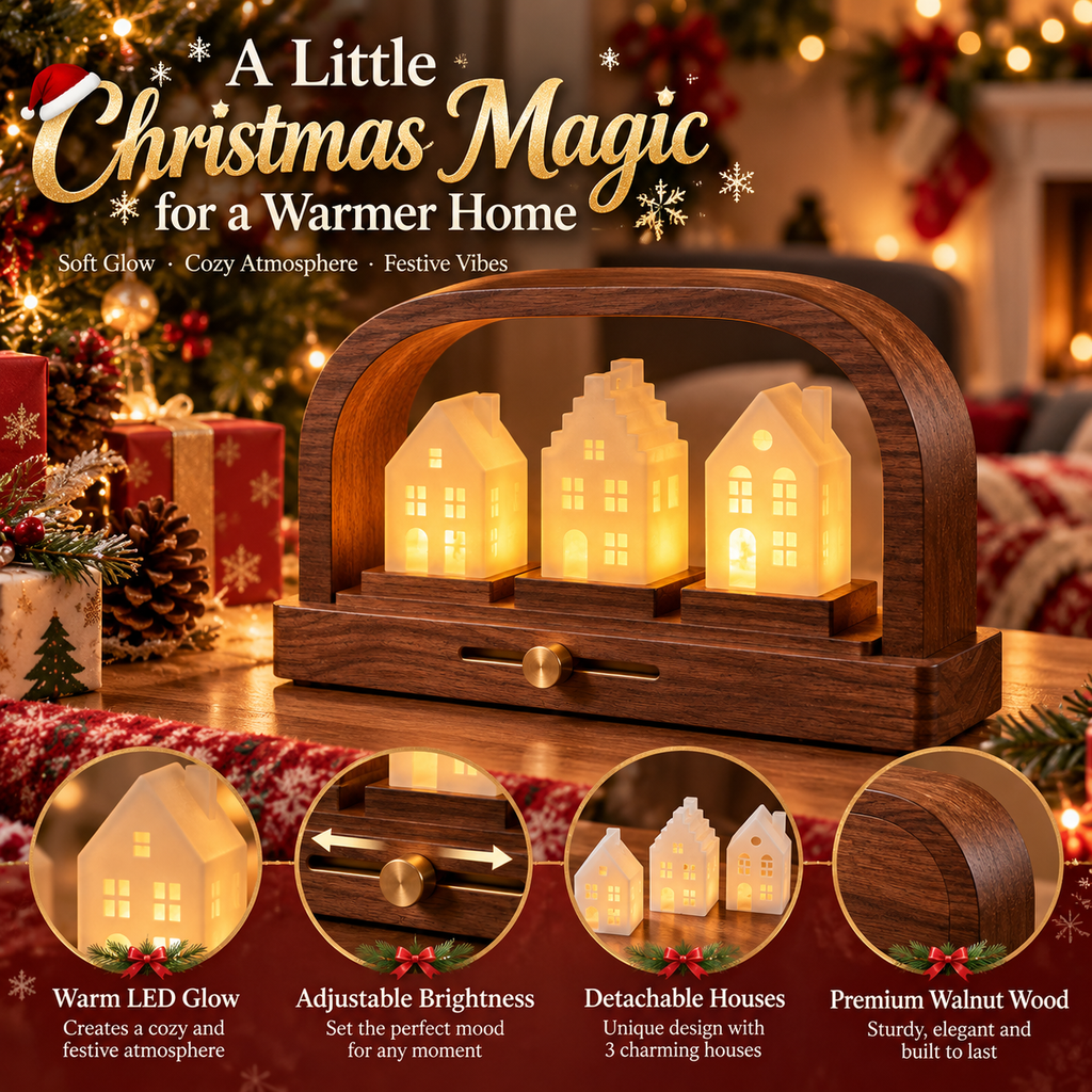 Christmas Village Table Lamp