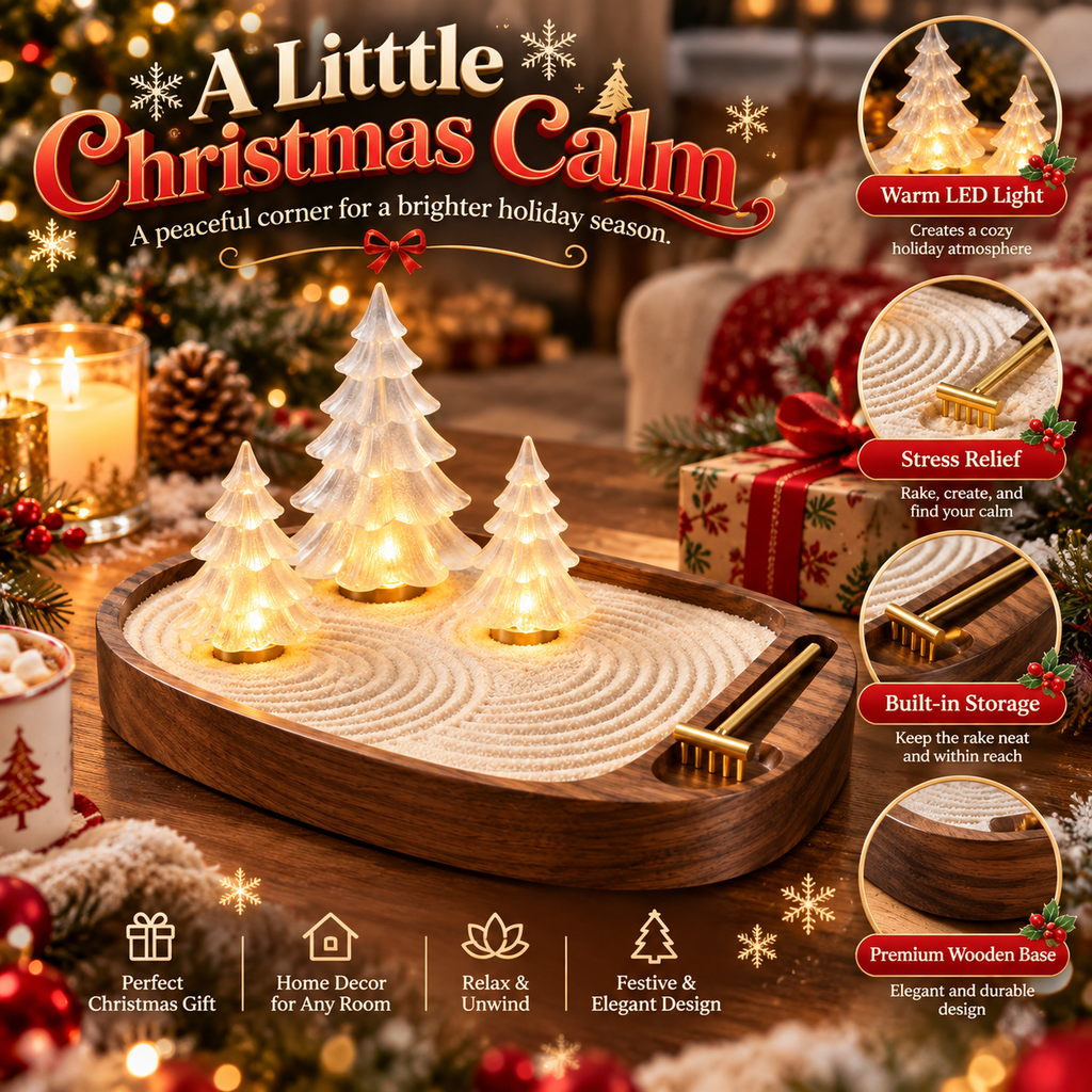 Christmas Tree Sand Garden