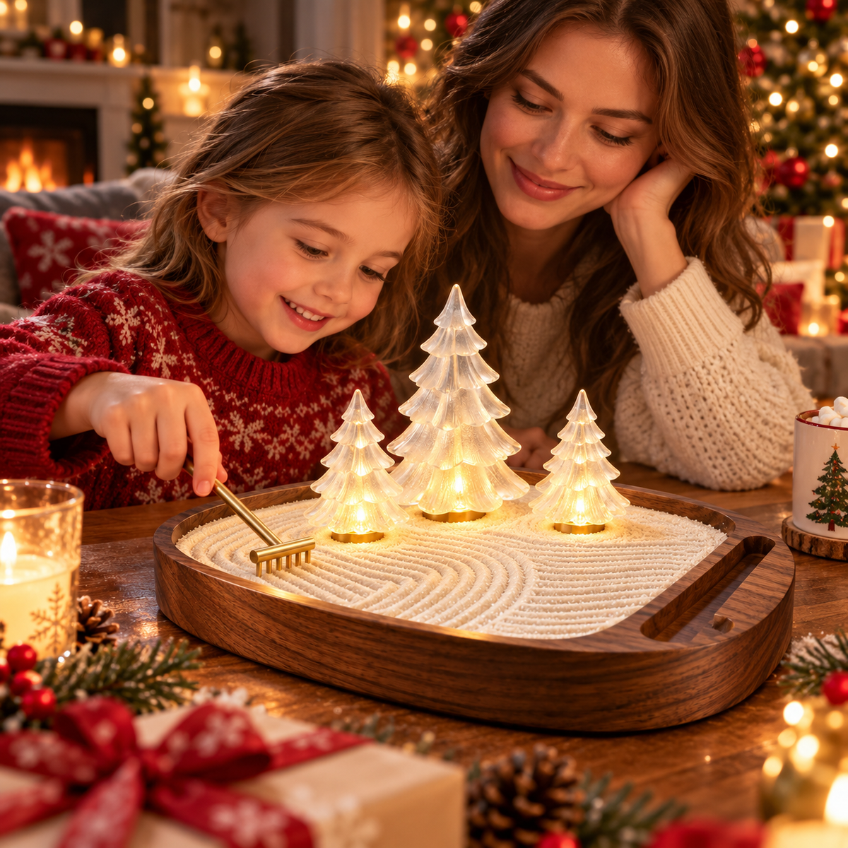 Christmas Tree Sand Garden