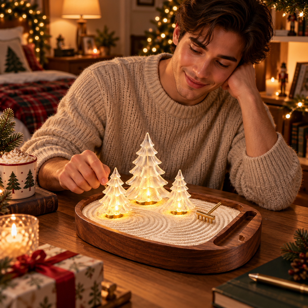 Christmas Tree Sand Garden