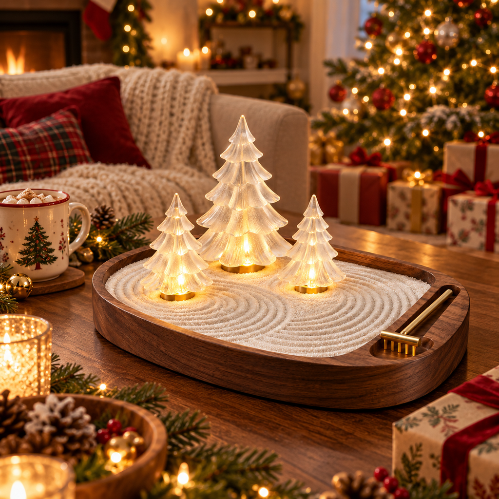 Christmas Tree Sand Garden