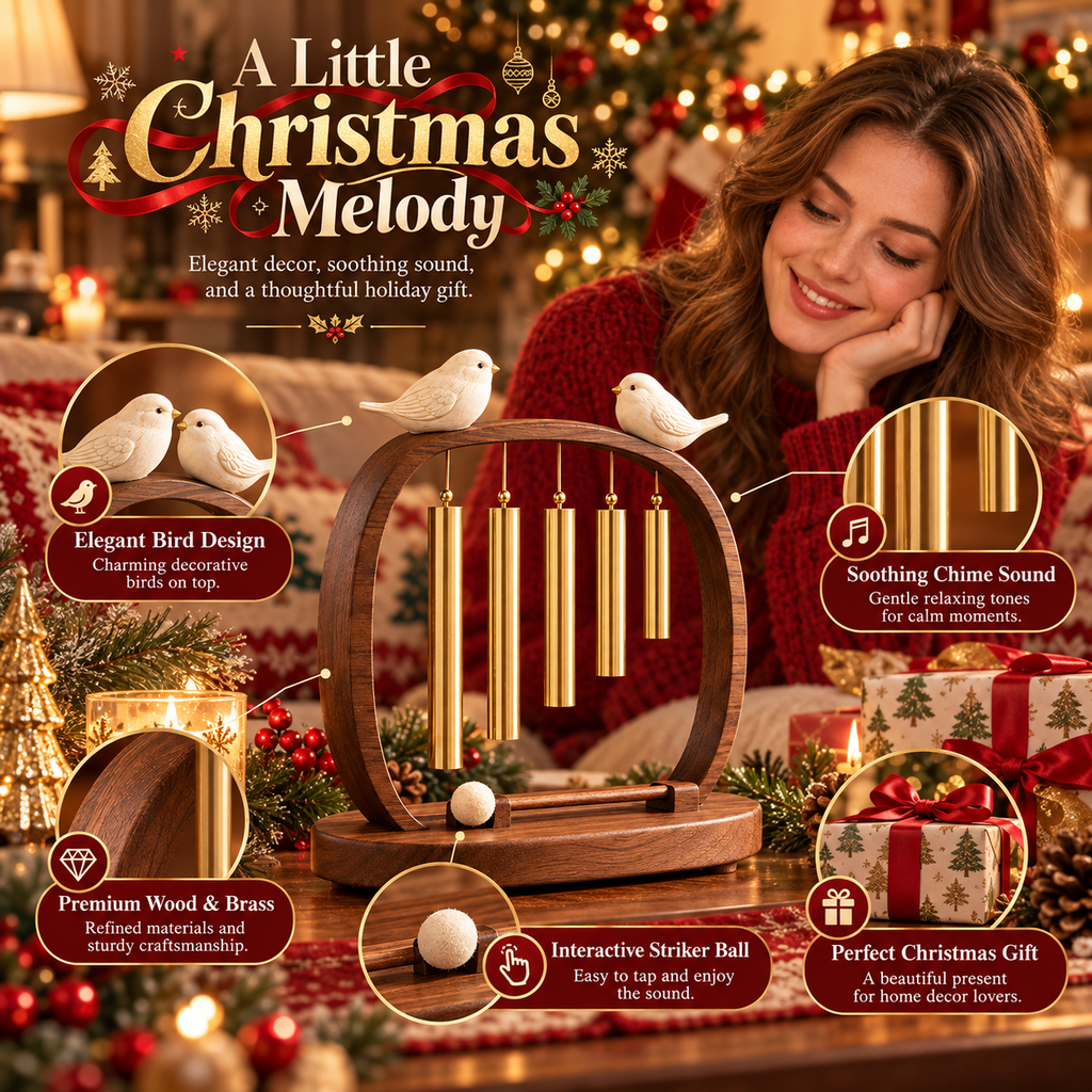 Bird Wind Chime Ornament