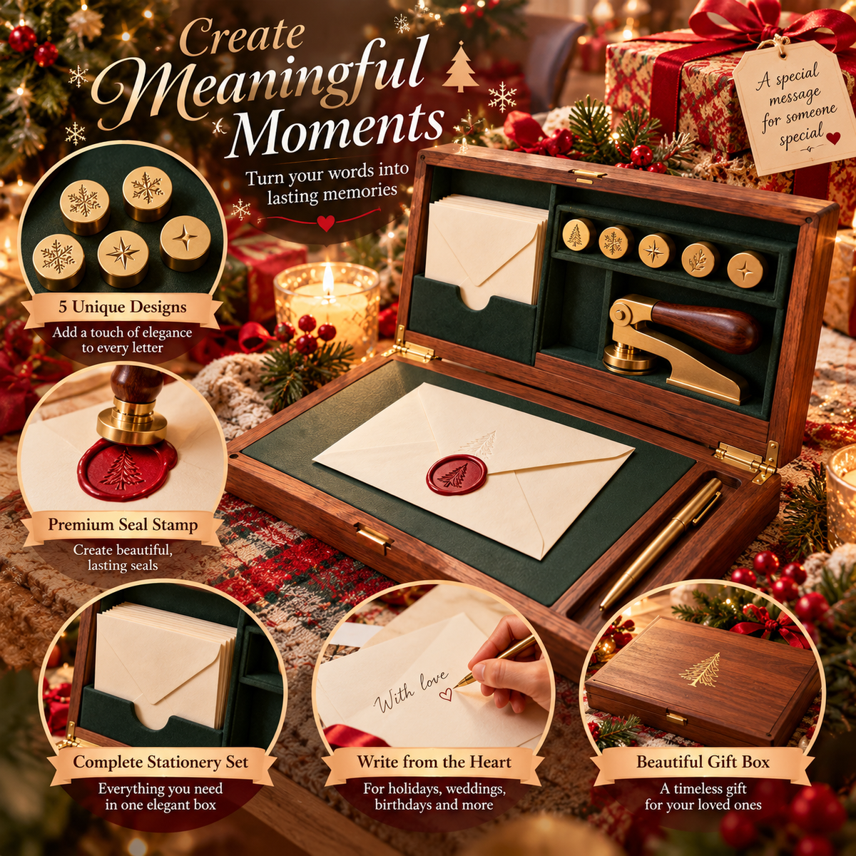 Christmas Wax Seal Gift Set