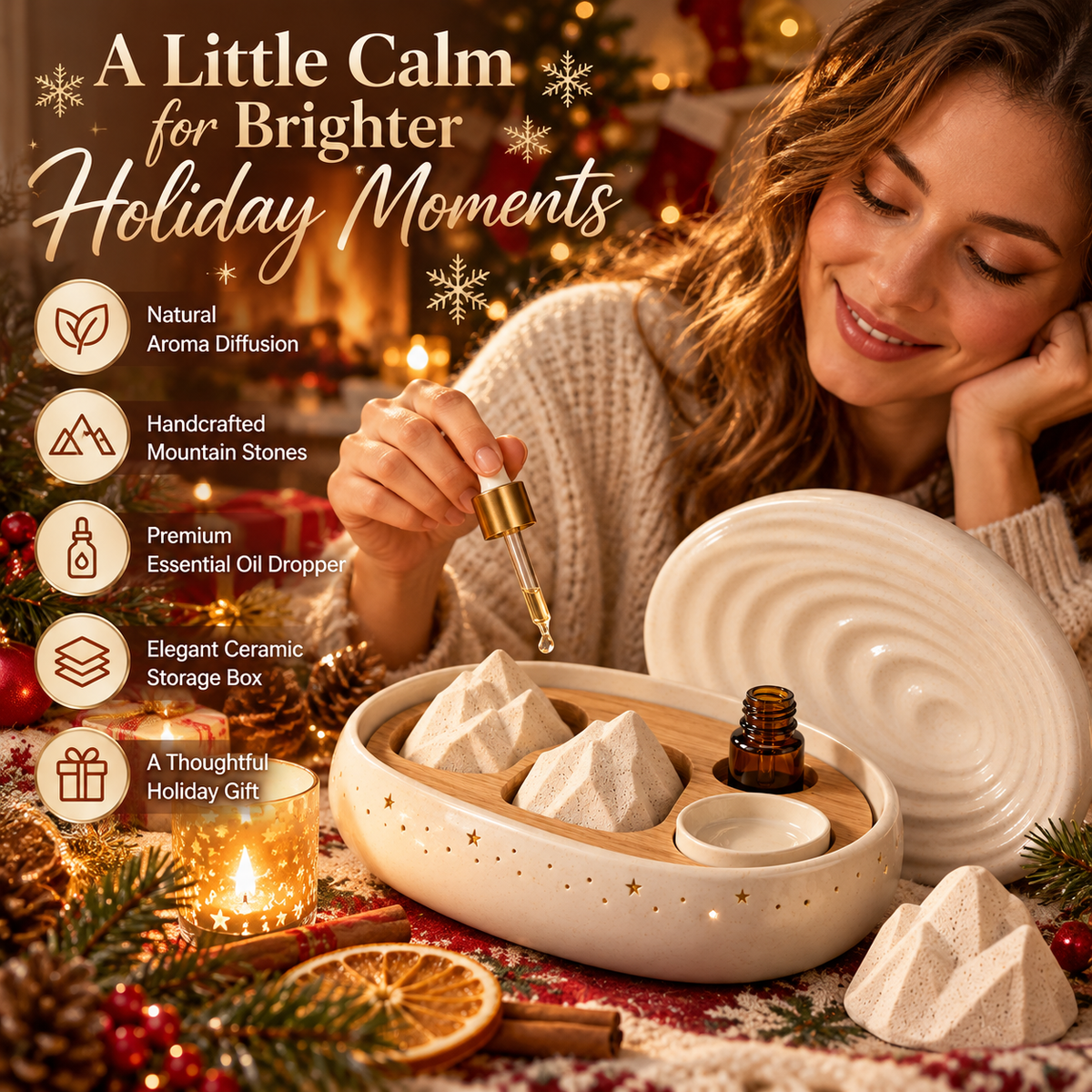 Mountain Aroma Stone Set